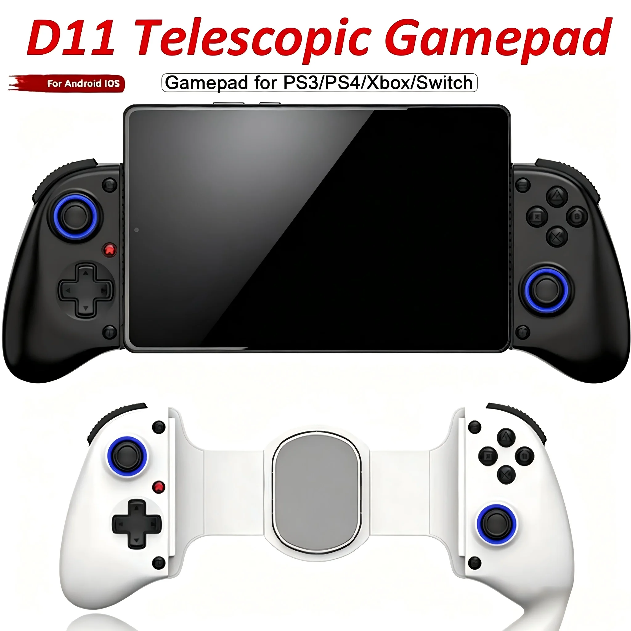 Manette de jeu Bluetooth sans fil JoysUniverse pour PC, manette de jeu mobile, effet Hall, D11, commutateur, iOS, Android, tablettes