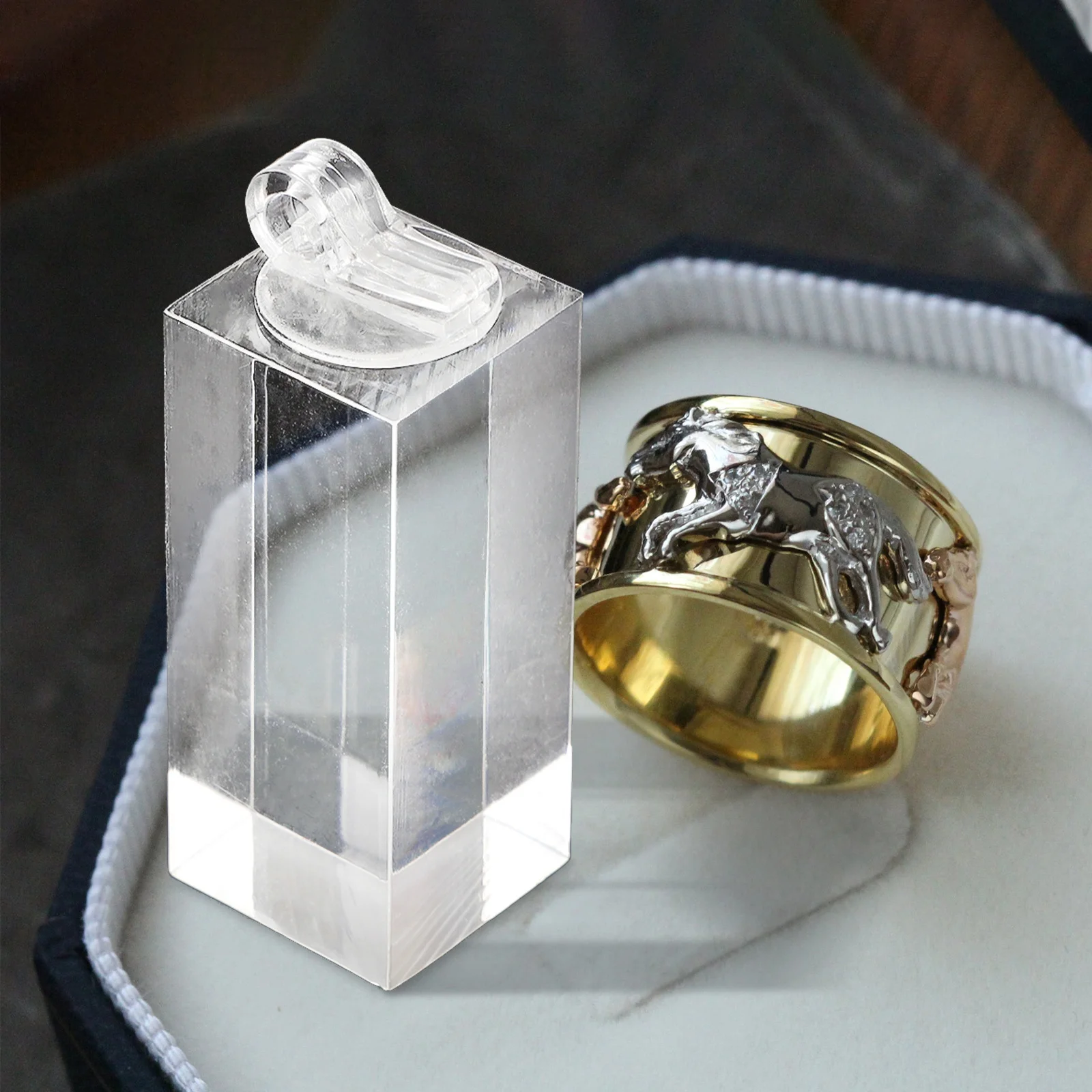 

Display Ring Holder Organizer Number Multiple Acrylic Jewelry Organizers Travel
