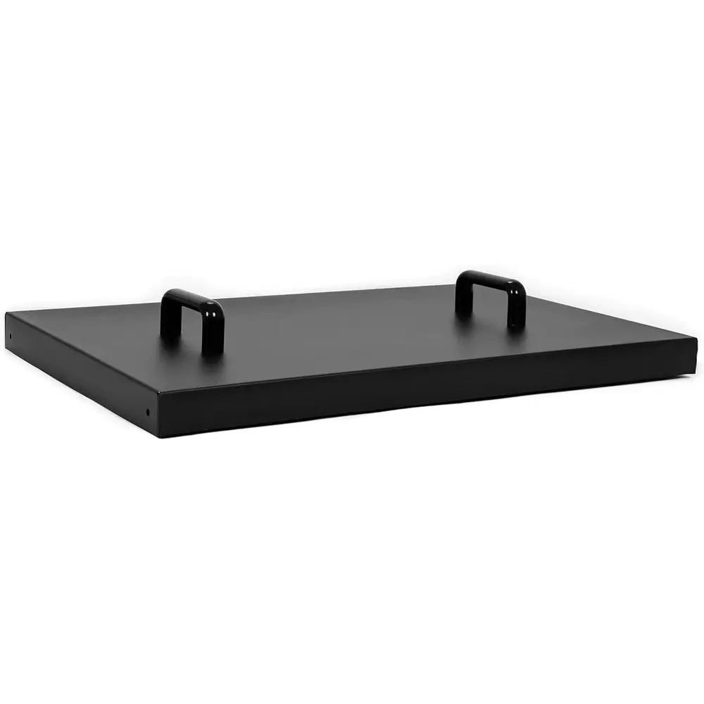 

28 Steel Powder Coated Outdoor Griddle Cover with Handle for Rear Grease Griddle Top