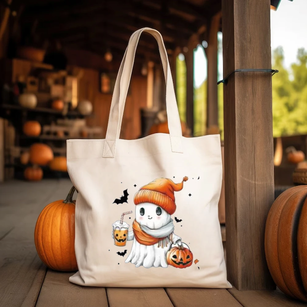 Kids Personalized Halloween Tote Bag Trick Or Treat Tote Bag Halloween Kid Squad Totes Kids Halloween Tote Bag Candy Tote Bags