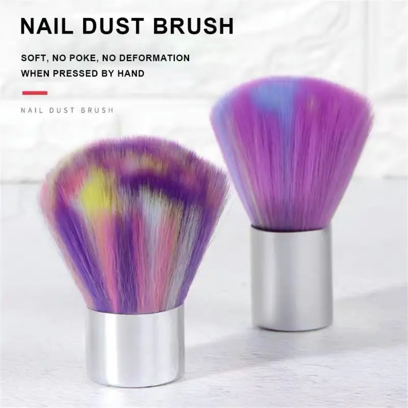 1~5pcs Acrylic Cleaning Nail Brush Nail Art Soft Remove Dust Powder Portable Makeup Brushes Manicure Pedicure Tools Accessories