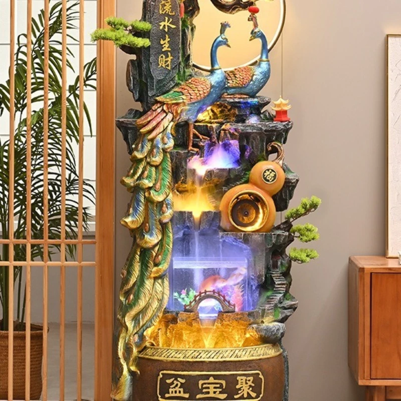 

Feng Shui wheel, rockery, fountain, flowing water ornaments, fortune cornucopia, circulating water, landing fish tank