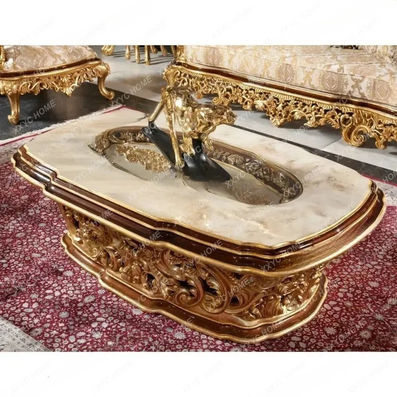 XXTurkey Middle East Luxury Antique Royal Hand Carved Sofa Set Living Room Furniture Set