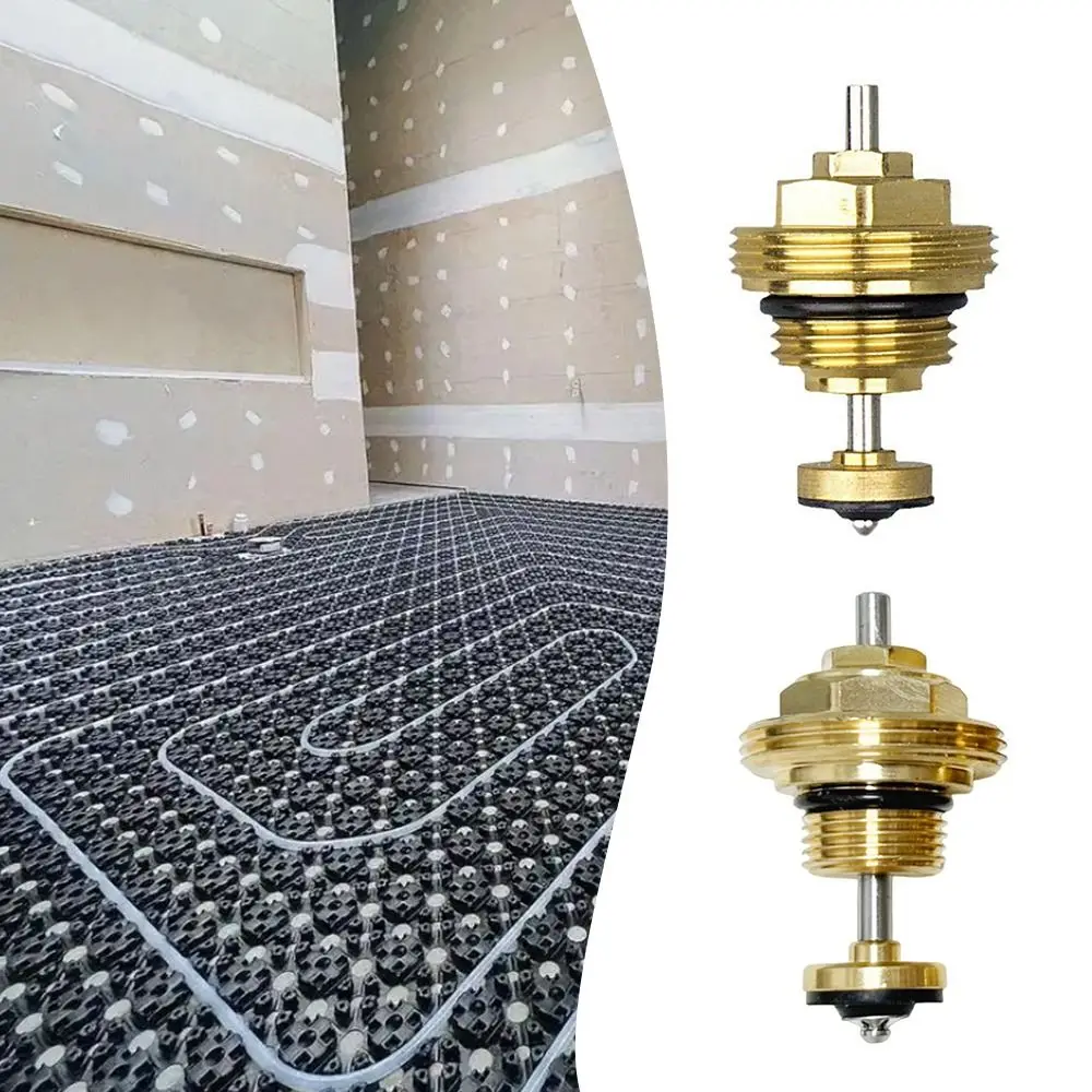 

Латунный распределительный клапан для систем отопления, устойчивый к коррозии, с вставкой, 1/2 3/8, возвратный штифтовый клапан, сердцевина M30x1.5, замена