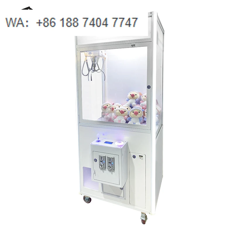 

White Japanese Cheap Mini Claw Machine With Bill Acceptor Custom Candy Claw Machine Arcade Toy Best Selling Novelty for Kids