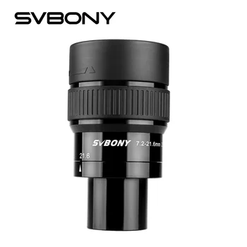 SVBONY 1.25 ''זום טלסקופ עינית 7.2-21.6mm/9-27mm סופר רחב זווית באופן מלא רב מצופה מקבל 1.25