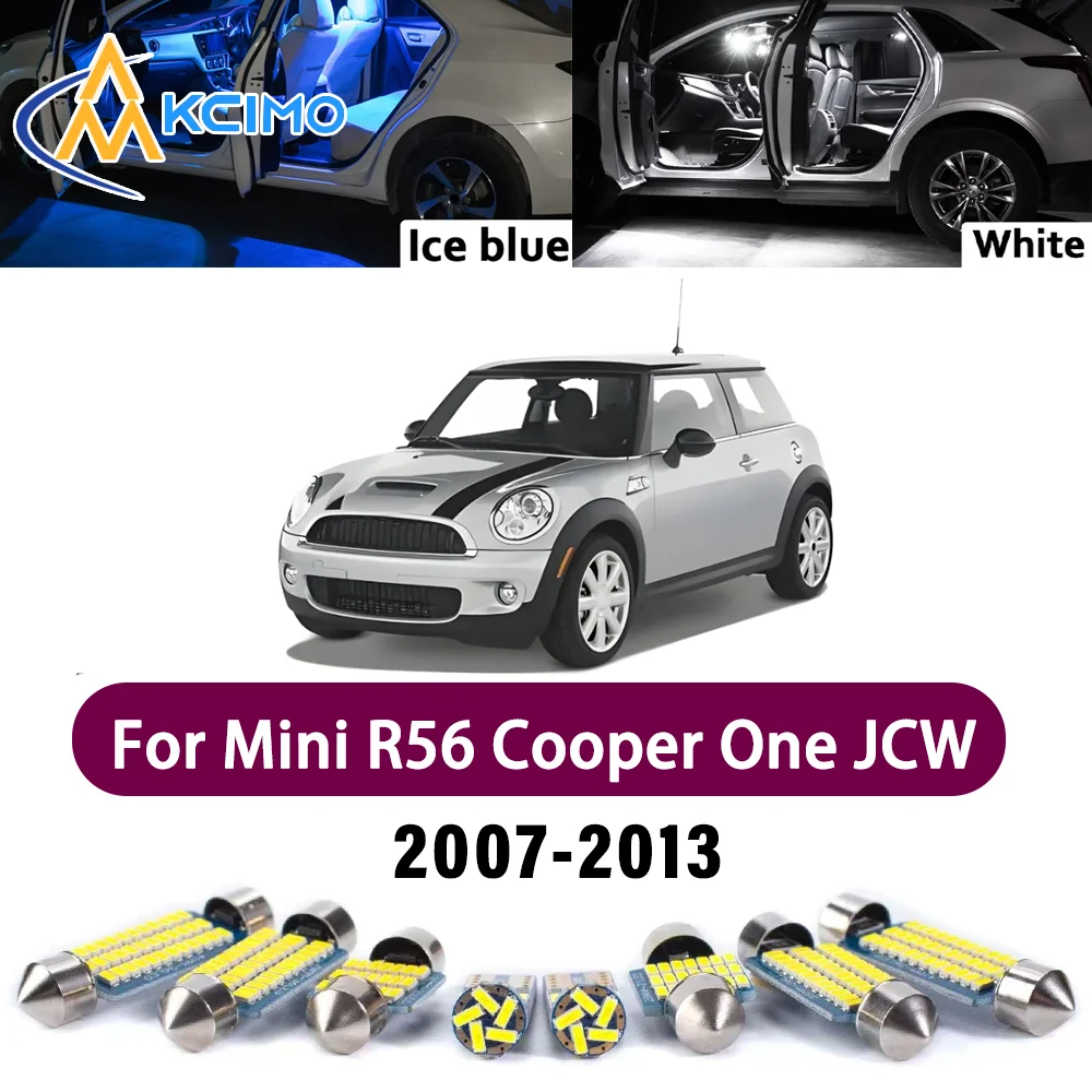 

New LED Canbus Interior Reading Dome Vanity Mirror Light Kit For Mini R56 Cooper One JCW 2007-2013 Premium Easy Install Lights