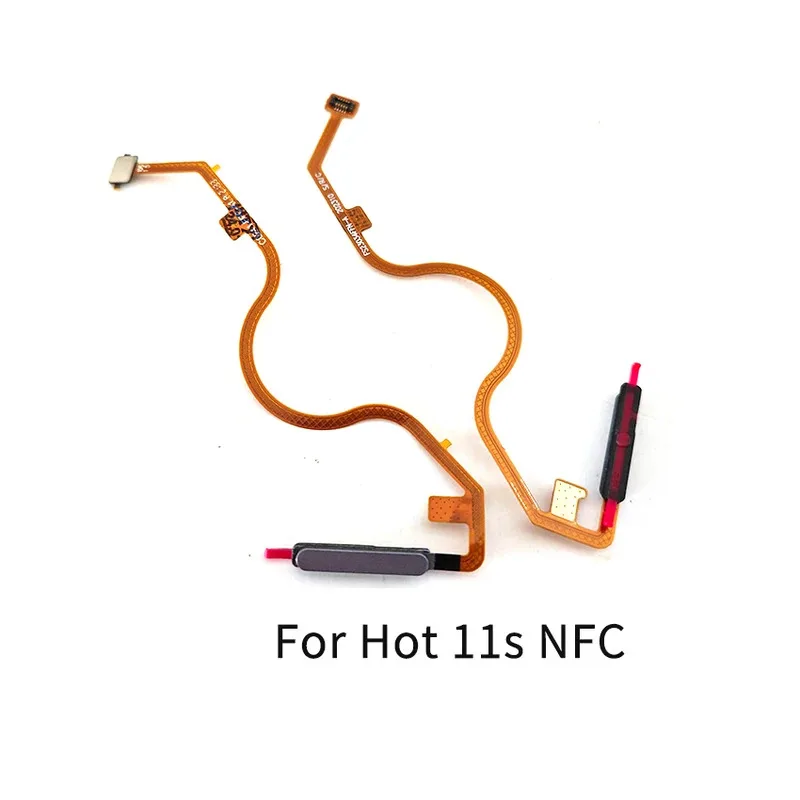 

For 11s NFC Power Button Fingerprint Sensor Flex Cable Repair Parts