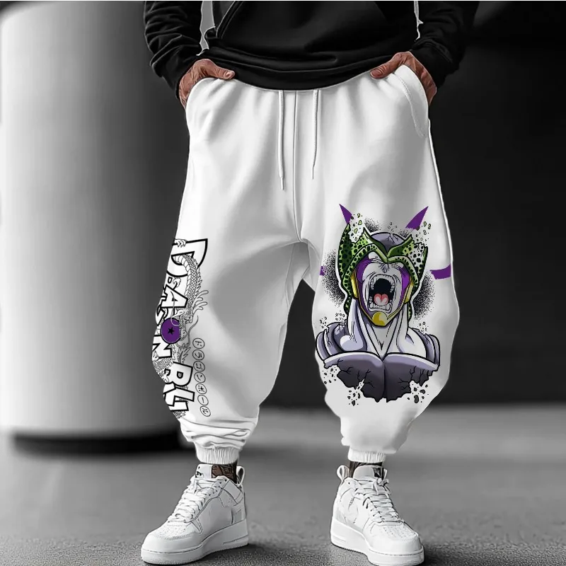

Dragon Ball Japanese Trend Explosion Fashion Anime Peripheral Pure Cotton Loose Sports Trousers Men's Women's Hip Hop Leggings