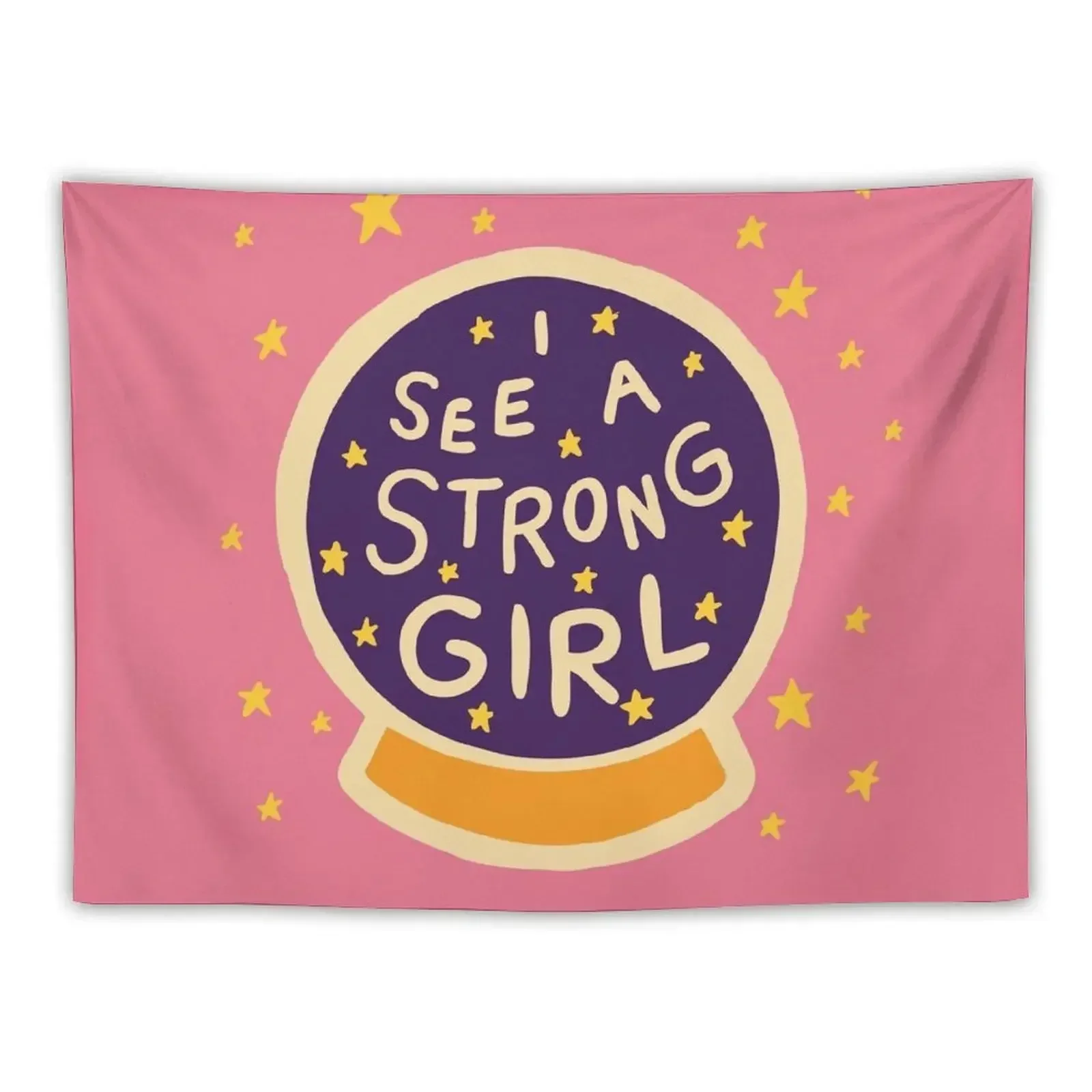 

I See A Strong Girl Tapestry Carpet Wall Home Decorations Tapestry