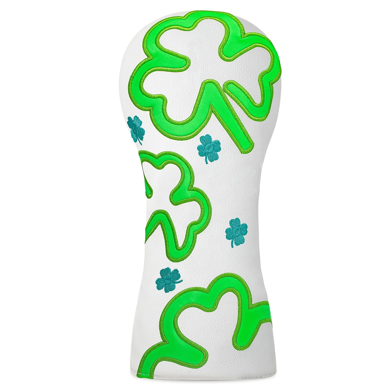 1pc/3pcs Clover Design Golf Club Covers, Including Driver, Fairway Wood, Hybrid; Funny Golf Club Head Covers - Suitable for Male image 2