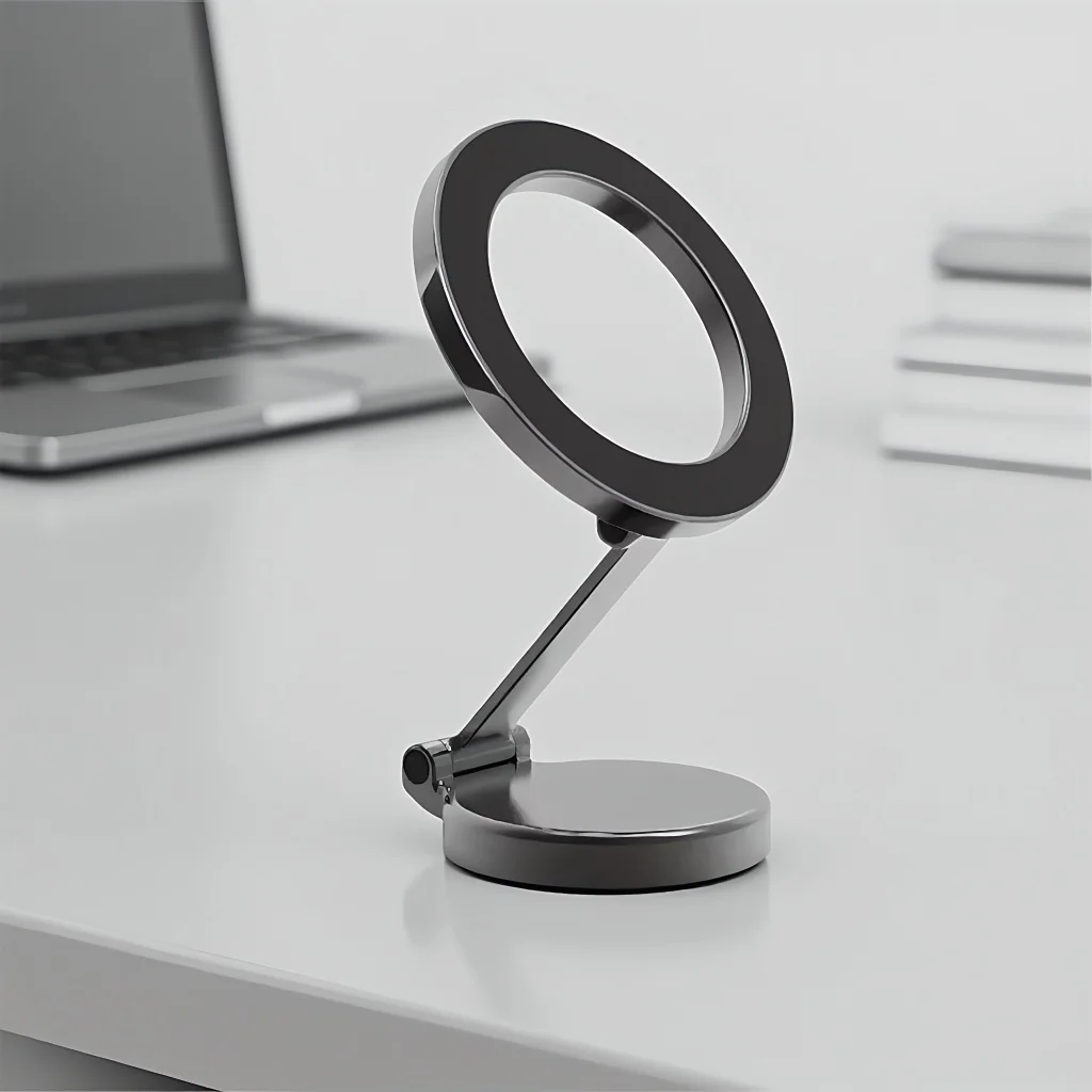 

Car Phone Holder Ultra-Compact: Foldable Mac-Safe Alloy Magnet with Full Rotation for iPhone 16 Series