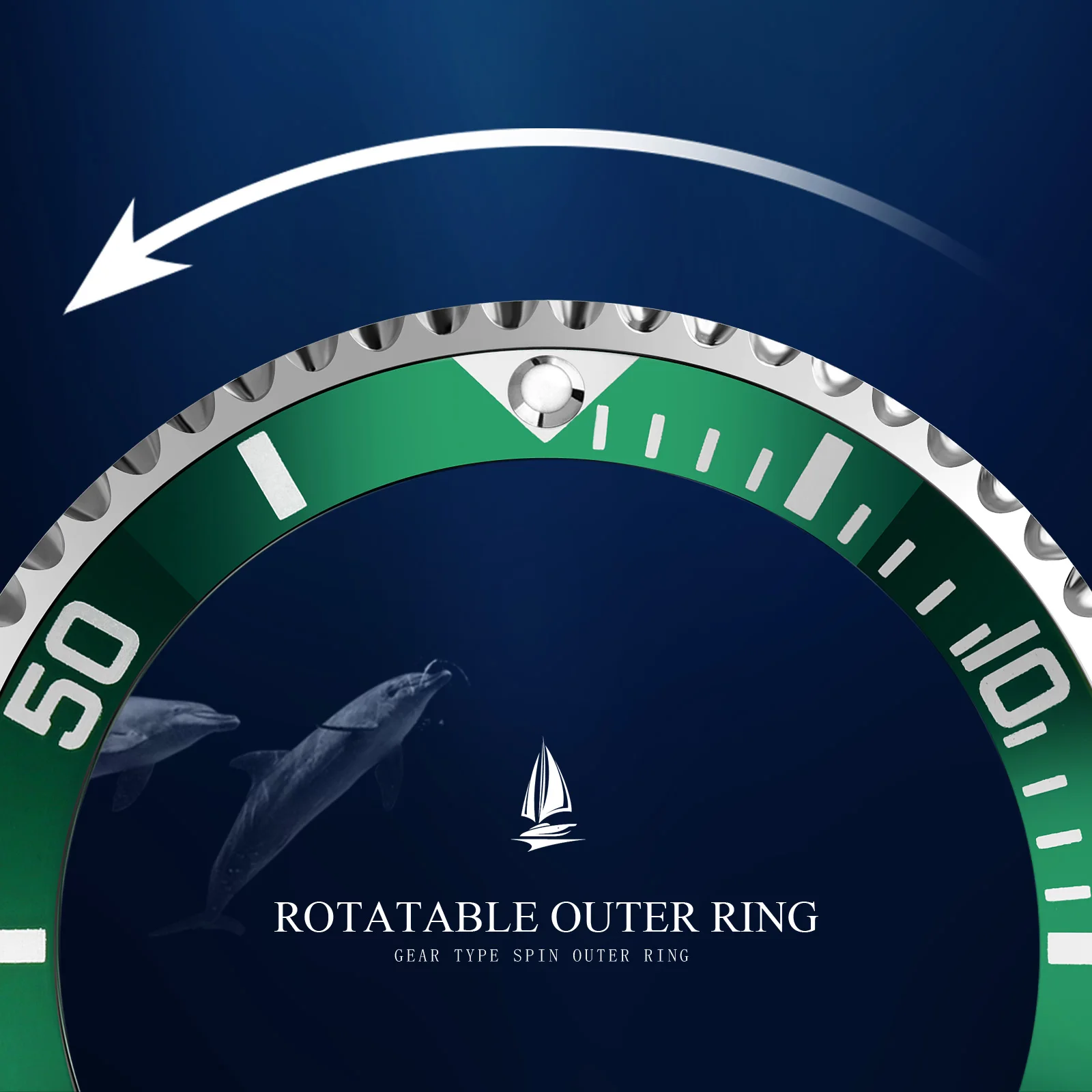 SKMEI Luxury Green Water Ghost Watch Multifunctional Glow Time Mark Water Drop Calendar Waterproof Men's Кварцевые часы 1779