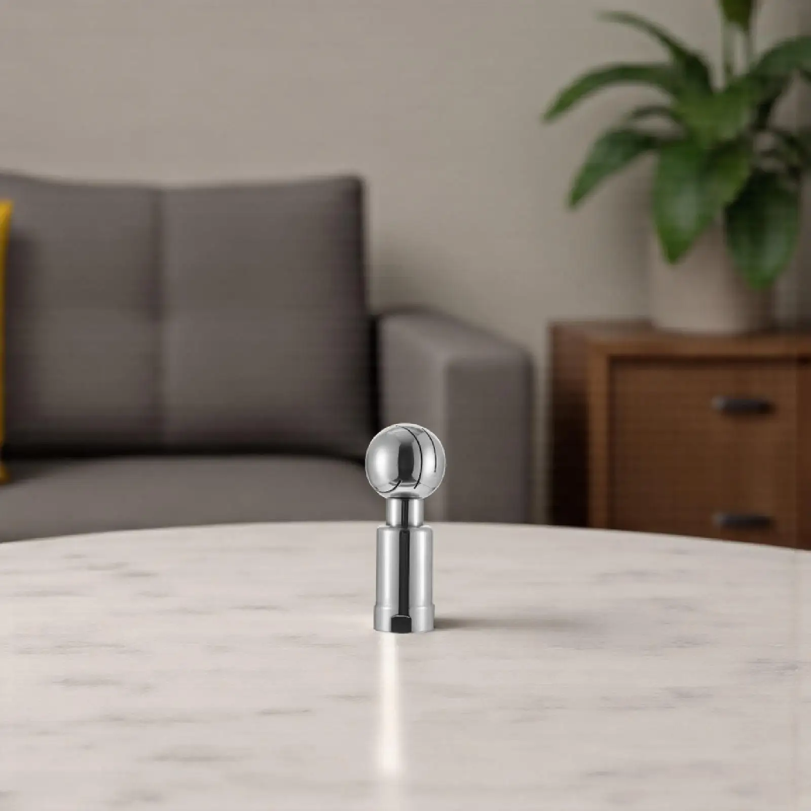 1 قطعة 360 درجة كرة رش دوارة قسط الفولاذ المقاوم للصدأ لغسل الخزان مقاومة للحرارة العالية سطح أملس لا نتوءات سهلة