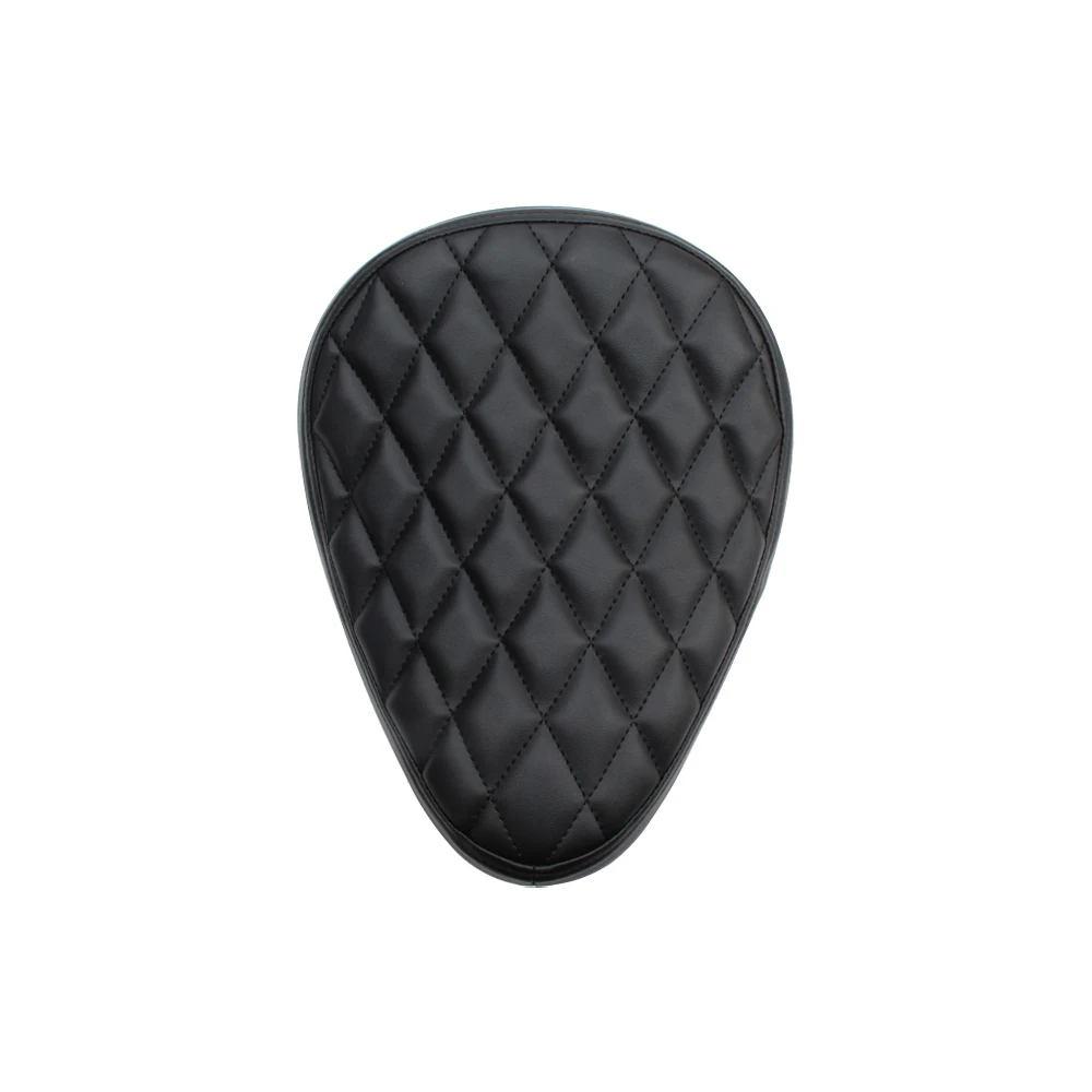 1 SET Motorcycle Retro Leather Solo Seat 3" Spring Bracket For Harley Custom Chopper Sportster Bobber Honda Yamaha Kawasaki image 4