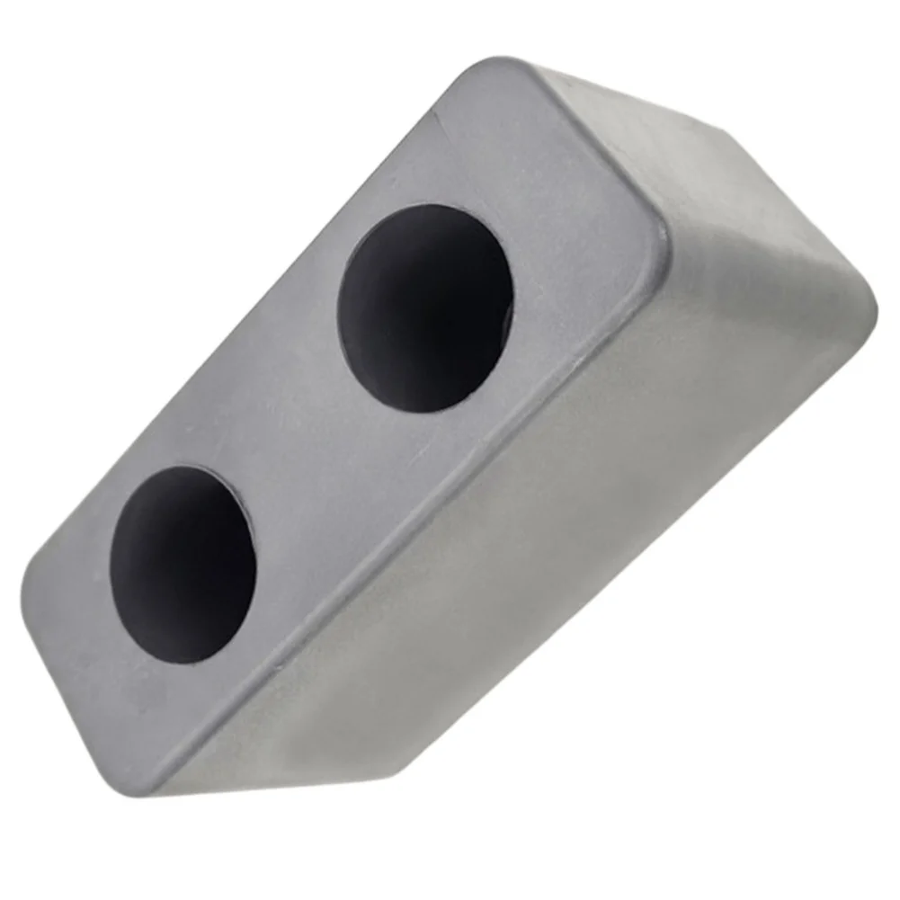 153x61x81mm Shock Absorbing Bumper Pad for Squat Rack Rubber Construction for Long Term Gym Use and Durability