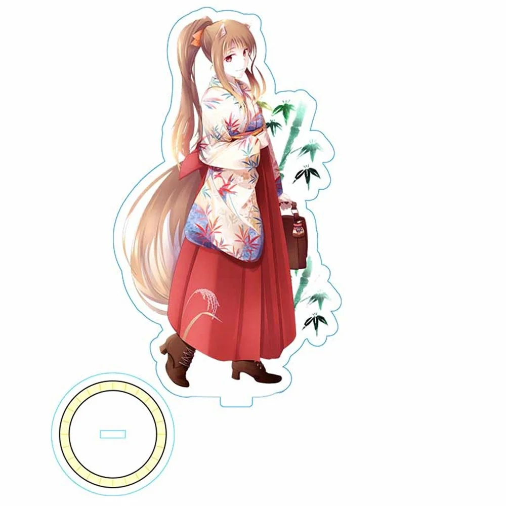 15CM Anime Spice and Wolf  Acrylic Keychain Model Cosplay Charm Characters Ornament Accessories Goods Collection Gifts