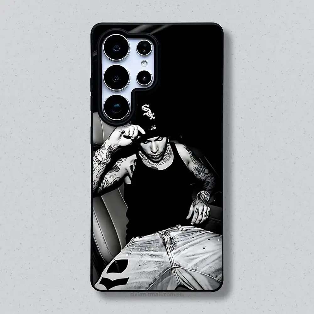 S-Sfera Ebbasta SFE 전화 케이스 삼성 갤럭시 A 91,80,73,72,71,53,52,51,22,5G 충격 방지 소프트 블랙 커버