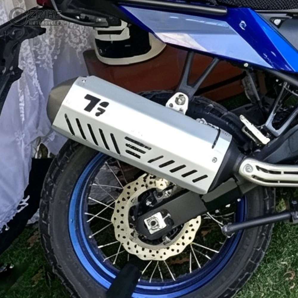 For Yamaha Tenere700 Tenere 700 XTZ700TENERE 2019-2024 2023 2022 Tenere 700 World Raid Exhaust Pipe Heat Shield Cover Motorcycle