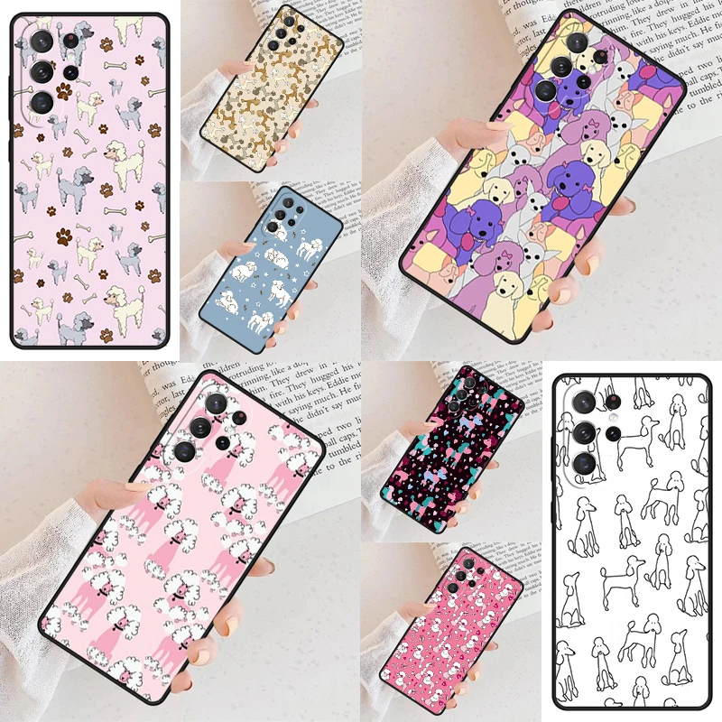 Poodle Dog Cell Phone Case for Samsung Galaxy S26 Ultra S25 S24 S23 S22 S21 S20 Note10 Cover