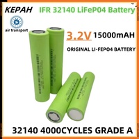 LiFePO4 3.2V 32140 15Ah DIY Battery 4s 8s 12v 24V 36V Inverter Electric Vehicle Travel Camping Grade A Batteries