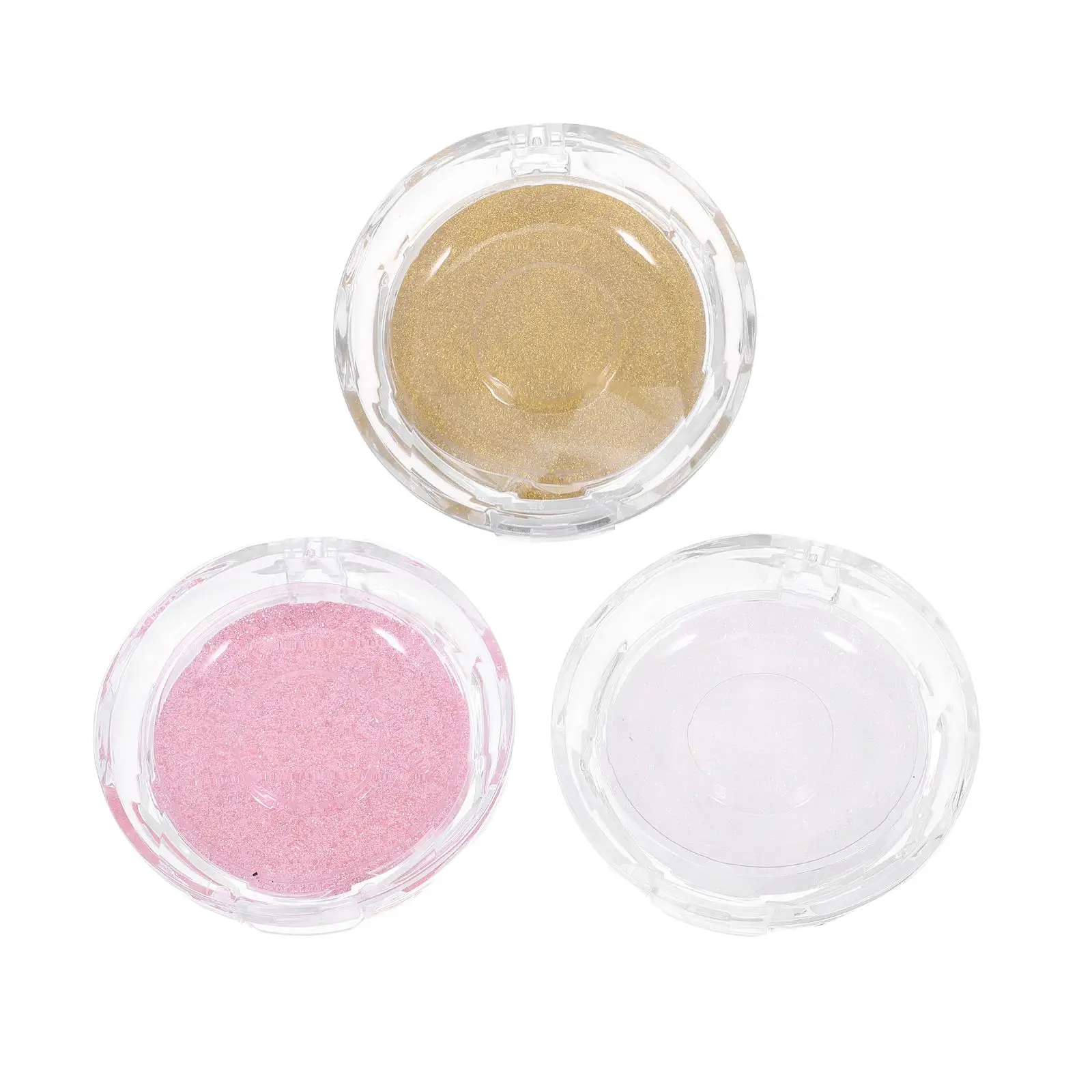 3 Pcs Portable Travel Clear Makeup Organizer Lash Boxes Plastic Eyelash Case Small