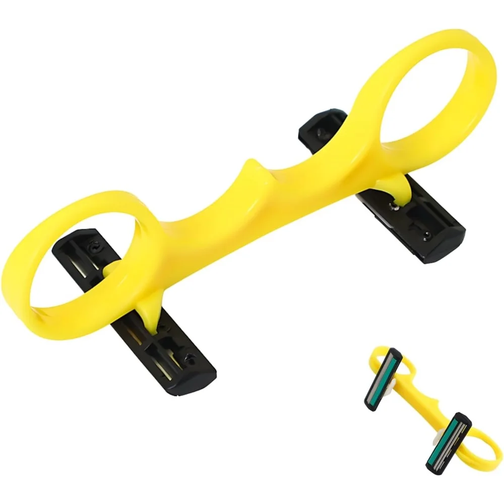 

Fast Bald Hair Clipper, Mens Manual Bald Head Razor, Self-Haircut Trimmer Kit for Head, Beard, and Body, Double Heads Fast,