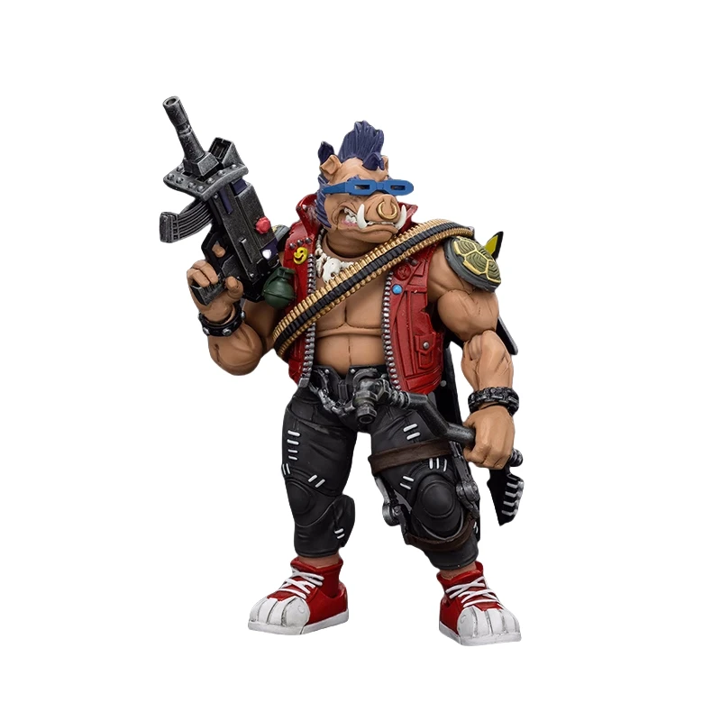 Joytoy 1/18 11.5Cm Teenage Mutant Ninja Turtles Tmnt Beebop Rocksteady Anime Action Figure Doll Model Toys Gift