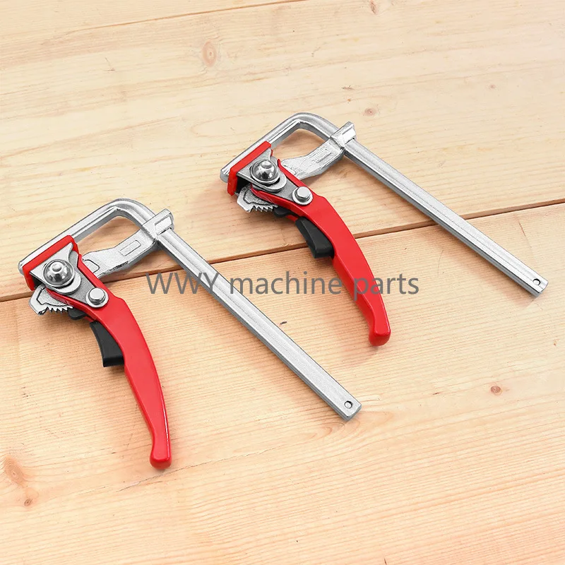 1Pc MFT Clamp Quick Guide Rail Clamp F Clamp for MFT and Guide Rail System Woodworking DIY 120x60/160x60/200x60/300x60mm