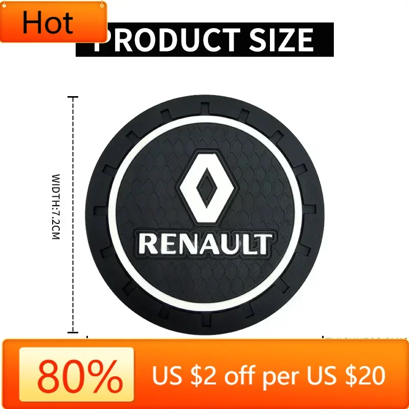 2026 Hot For Renault Interior Stickers For Renault ZOE QM6 Austral Kardian Rafale Kangoo Arkana Clio Koleos Megane 1/2pcs New Ca