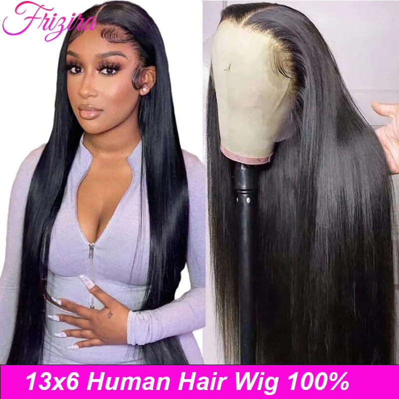

Upgrade Natural 13x4 13x6 Straight HD Lace Frontal Wigs 30-40 Inch Pre Plucked Natural Hairline with Baby Hair For Black Women