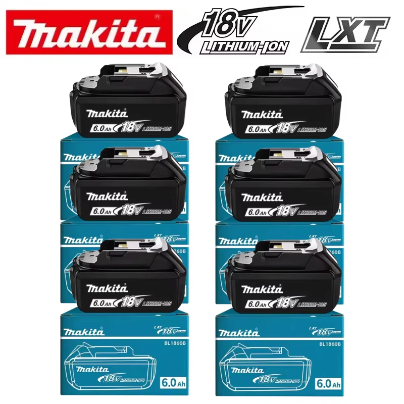 100% original makita battery, 18v Tools Lithium Battery 6Ah/5Ah 9Ah for makita DTW700 DDF487 DTD173 DGA404 HR140D DJV182