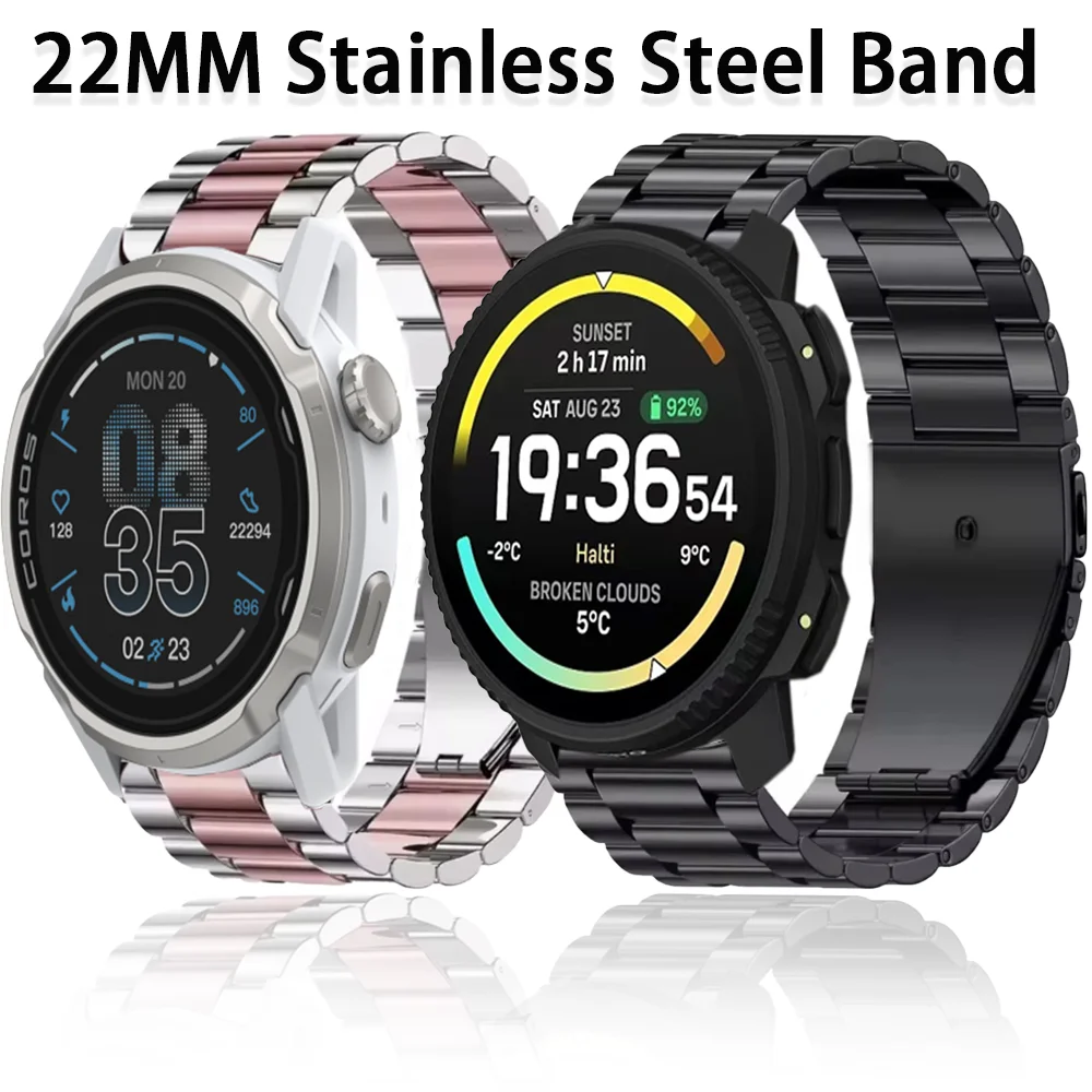 22Mm Metal Strap Fo…