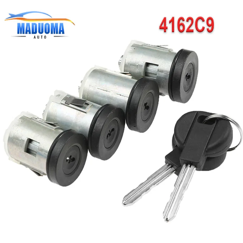 Nuevo cilindro de cerradura de encendido 4162C9 4162.C9 llaves para Citroen Jumpy Fiat Scudo Peugeot Expert 1995 -2006 Lancia Zeta 9170.AY