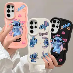 Disney Stitch niedlichen Fall für Samsung Galaxy S24 S22 Ultra S23 S21 S20 Fe A23 4G A32 A33 A53 A25 A24 A54 A73 A55 5G Softcover