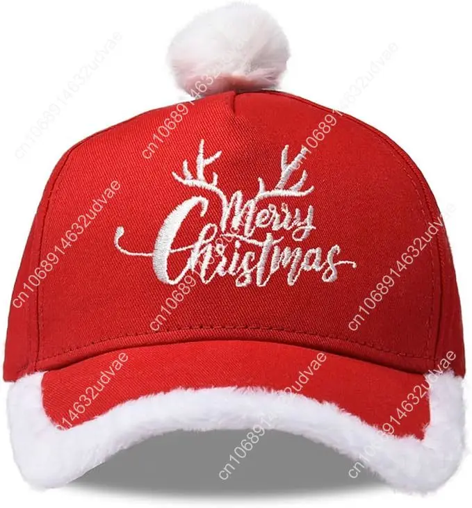 

Merry Chrismas Hat HOHOHO Red Cap Man Women Child Christmas Gifts Hats Embroidered Caps Customized Festive Headdress