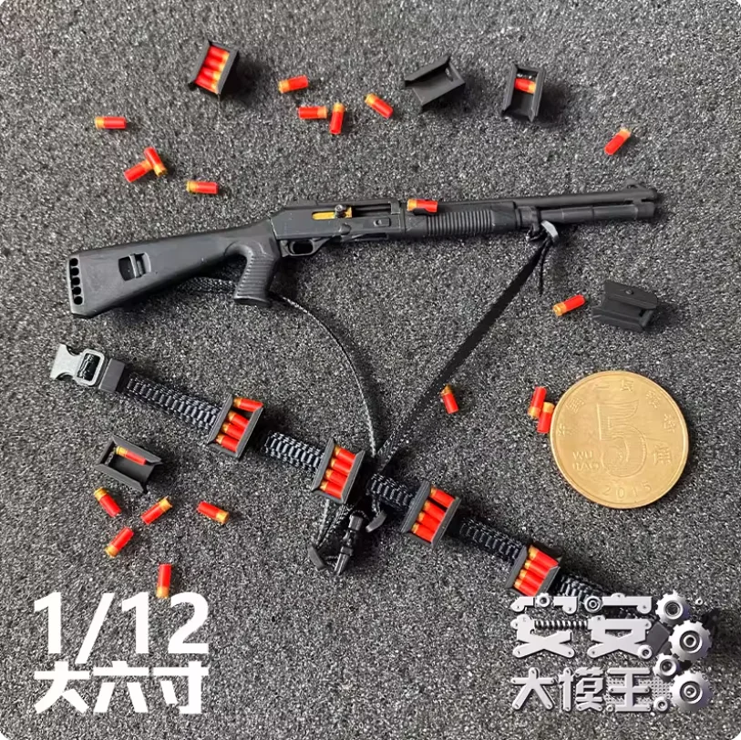 1/12 Scale Soldier Toy M1014 Shotgun Gun DIY Accessories Fit 6'' Action Figure Doll Body Model In Stock