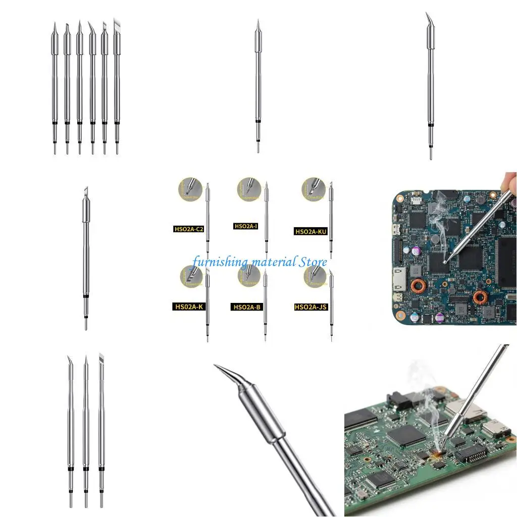 

Y5GD профессиональные паяльные наконечники, сменная головка из нержавеющей стали, быстрый нагрев для ремонта электроники,