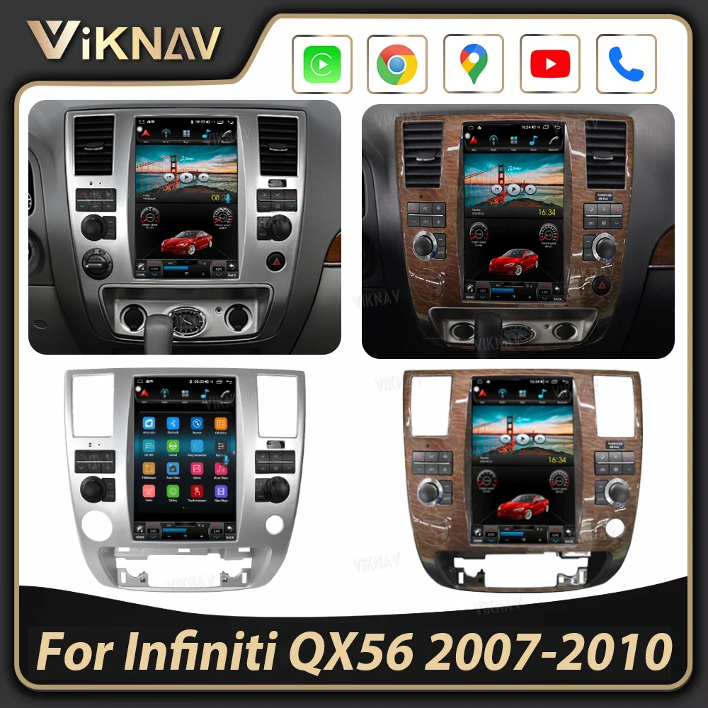 

Dual System Car Radio For Infiniti QX56 2007-2010 WIFI Upgrade Multimedia Player GPS Navigation Wireless Apple Carplay Auto Unit