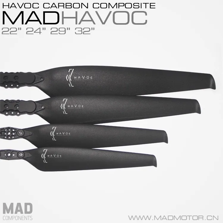 1 Pair MAD Magnetic Force Innovation / Multi-rotor Foldable Propeller 22-inch 24-inch 29-inch 32-inch 22x7 24x7.5 29x10 32x10.5
