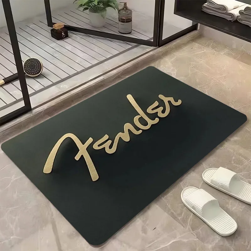 Fender Rugs Kitchen Carpet Doormat Entrance Door Mat Rug Welcome Home Floor Mats Doormats Foot Bath Bathroom Living Room Kawaii