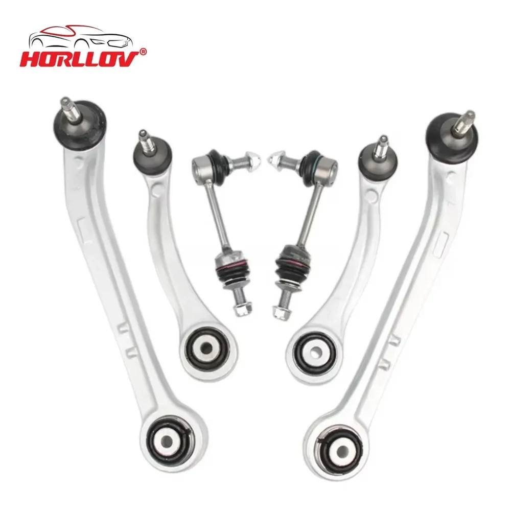 6pcs Rear Upper Control Arm Kit for BMW X5 X6 E70 XDrive 35i 50i Sway Bar Suspension Set 33326795047 33326796001 33556857626