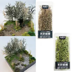 Micro Landscape DIY Accessories 1 Box Sand Table Vegetation Long Leaf Grass Cluster Miniature Reed Scene Model Railway Scenery