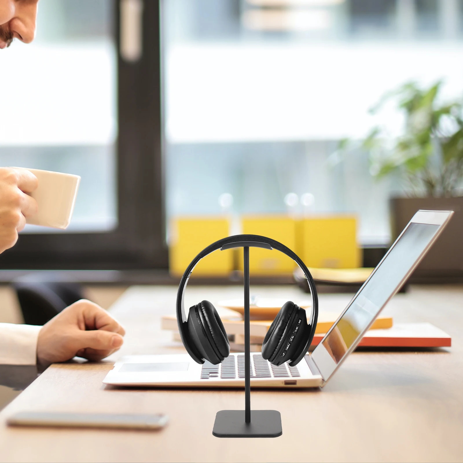 

Aluminum Alloy Headphone Stand Universal Headset Mount Hanger Holder Storage Rack Display Durability Practical Small Desktop