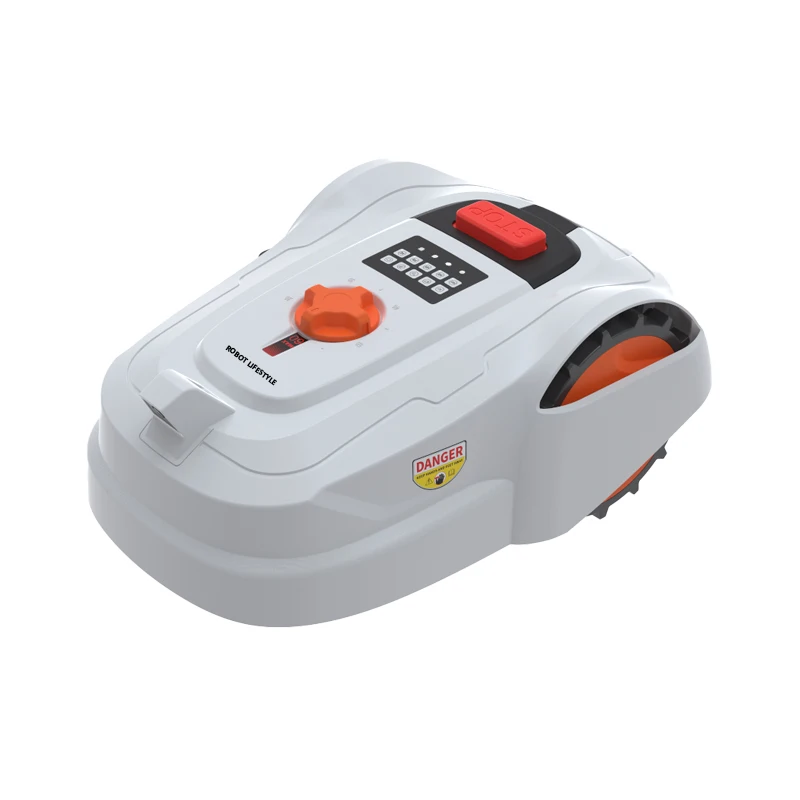 Garden Mower Robot No Virtual Wire, App Control, Visual Sensor, Intelligent Robotic Lawn Mower 1000sqm Automatic Charging