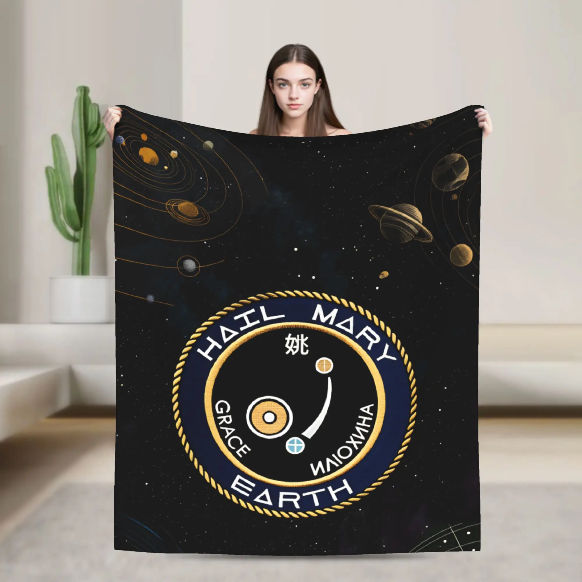 Super Soft Blankets Travel Project Hail Mary Bedding Throws  Flannel Bedspread For Couch Bed Novelty Sofa Bed Cover