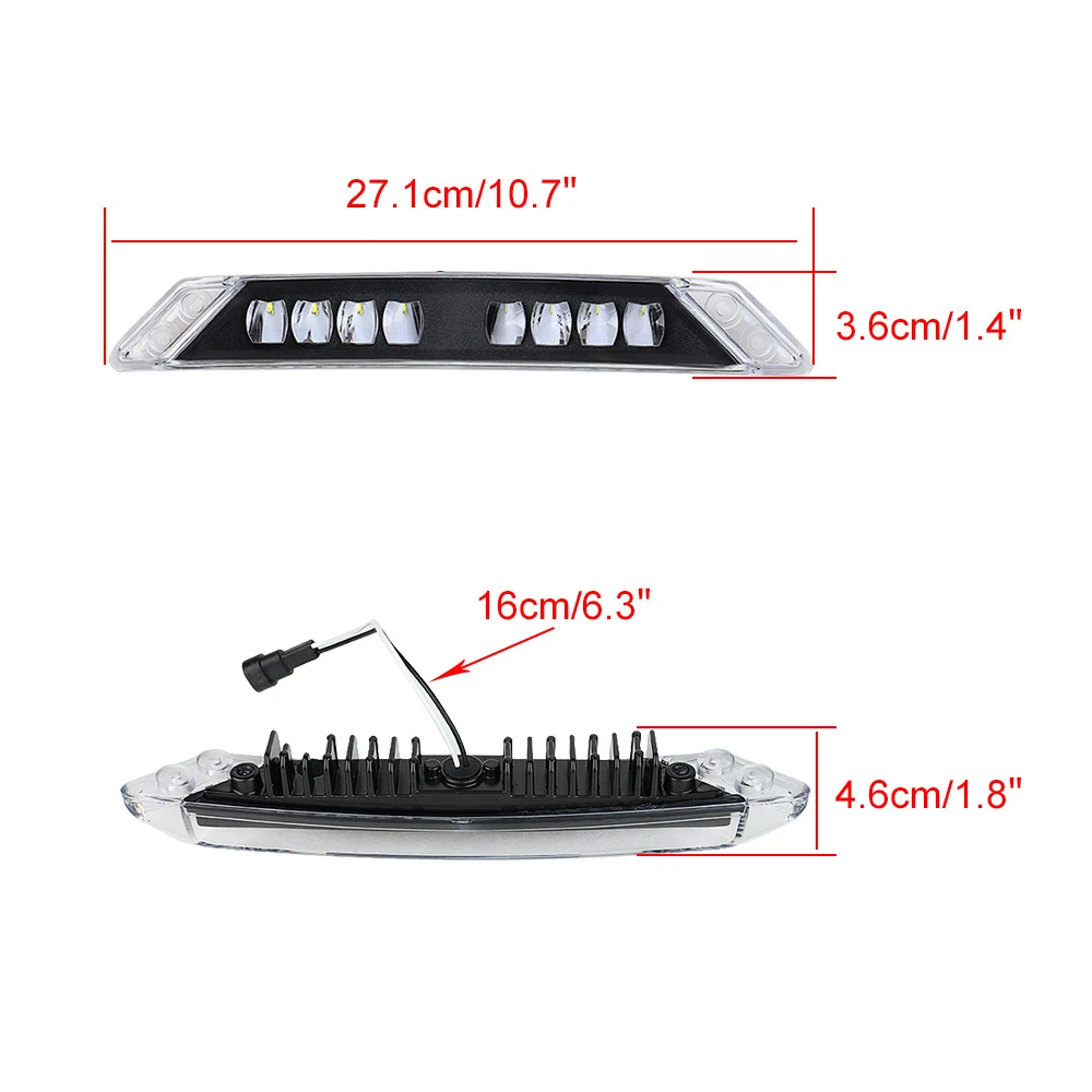 Voor Can-Am 2020 Spyder Rt 219400991 Koplamp Dagrijverlichting Voorbumper Leds Lamp Voor Sport En Rally Editie 2019-2023