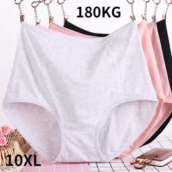 6XL women extra large super plus size underwear pants high waist cotton breathable triangle shorts lingerie