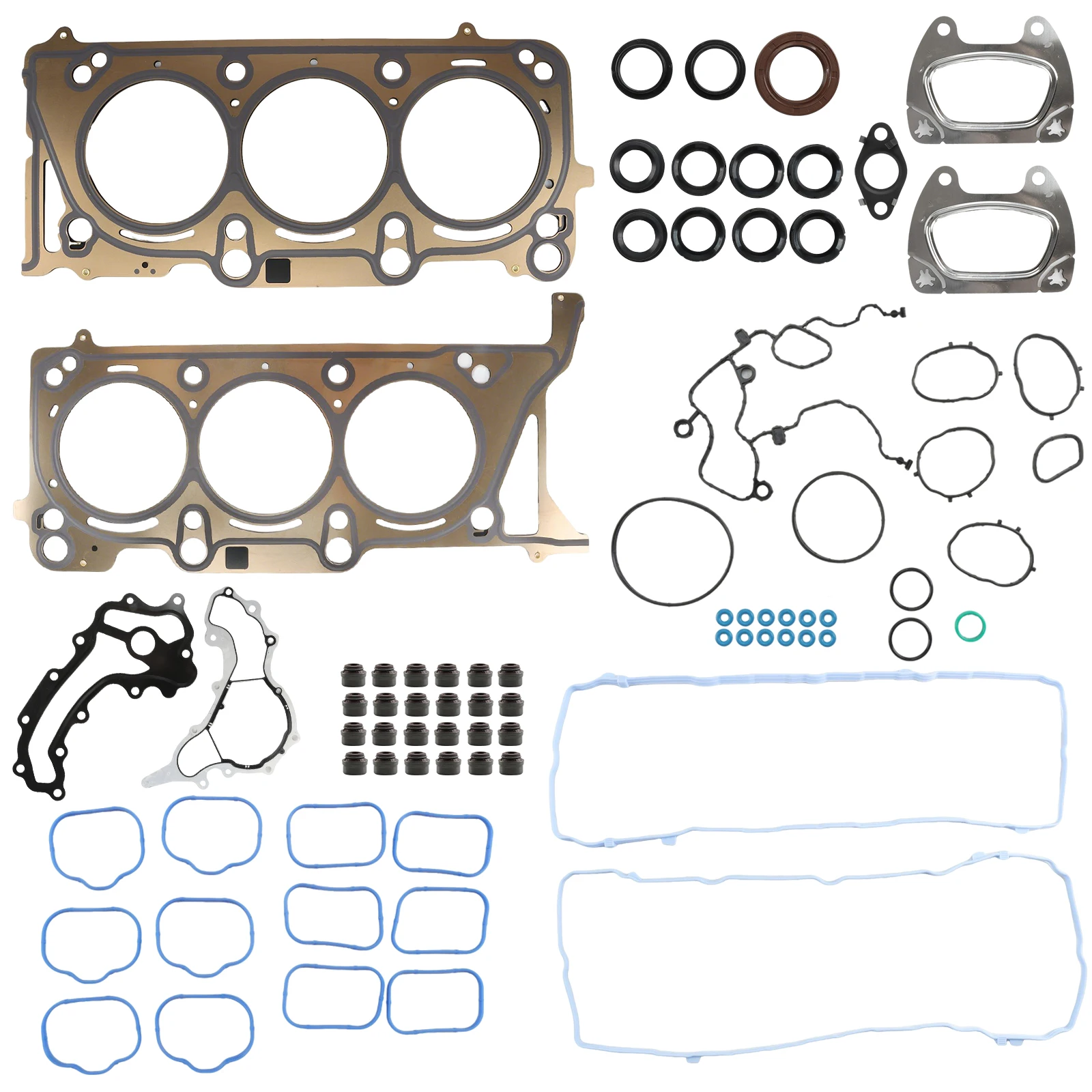 

Комплект прокладок головки блока цилиндров двигателя, комплекты для восстановления двигателя HGS1184 W2916C 68284904AA 68284905AA для RAM Promaster 3.6L для Jeep