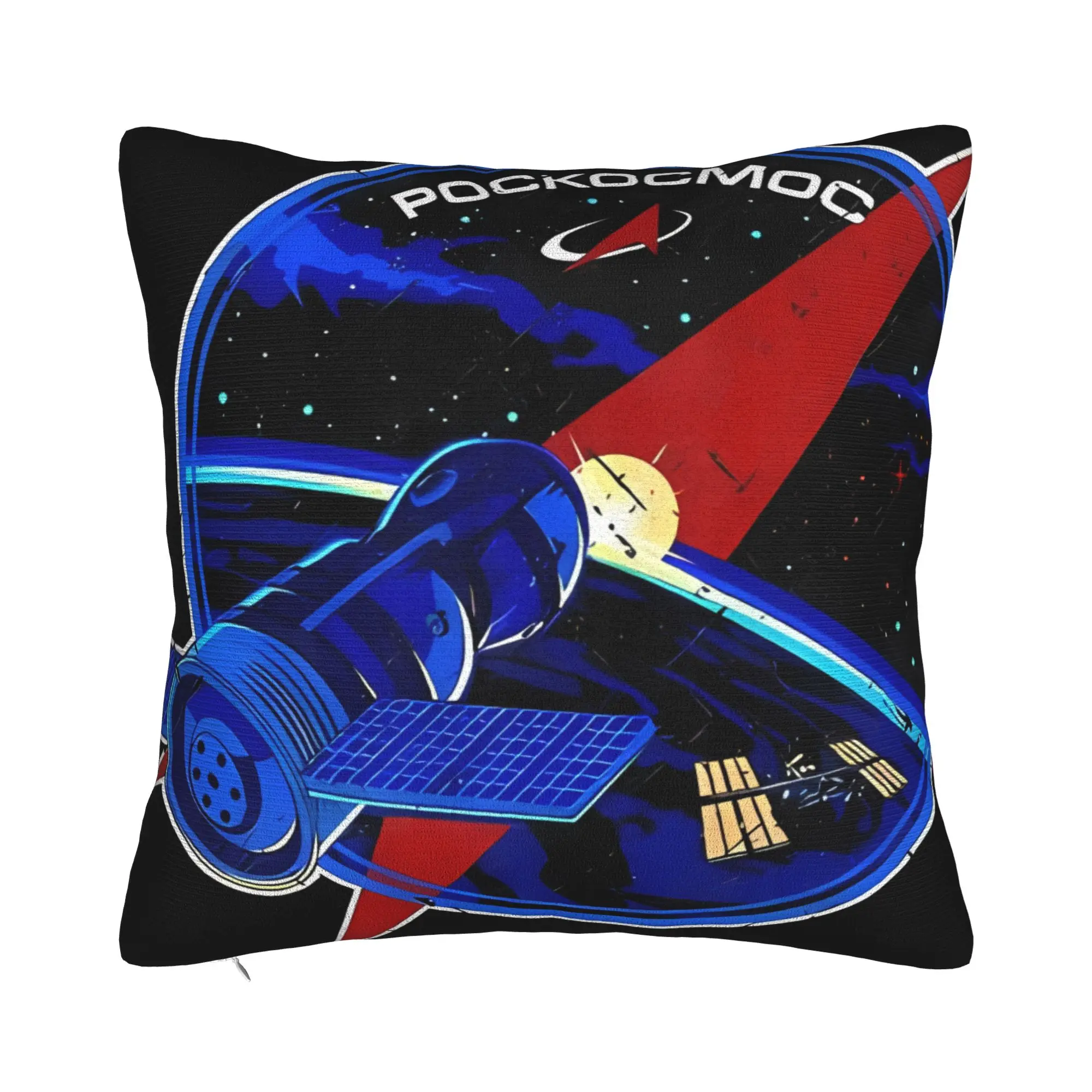 Roscosmos Russian Space Agency  Decorative Pillowcases for Cozy ROSCOSMOS Pillow Cover Soft Durable